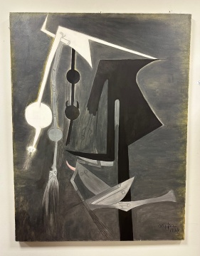 Attributed to Wifredo Lam (Cuban, 1902-1982)