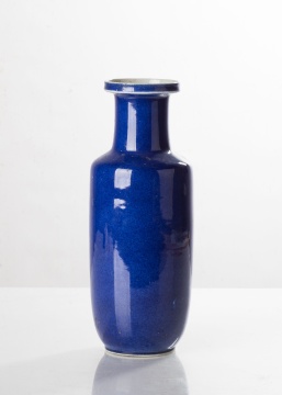 Chinese Porcelain Blue-Glazed Vase