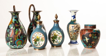 Chinese & Japanese Cloisonne & Porcelain