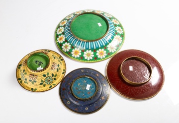 Chinese & Japanese Cloisonne Plates
