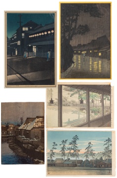 (5) Japanese Woodblock Prints