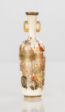 Japanese Satsuma Cabinet Vase