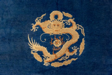 Chinese Peking Dragon-Medallion Rug