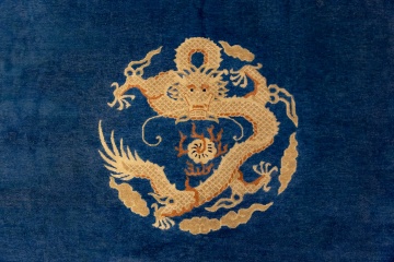 Chinese Peking Dragon-Medallion Rug