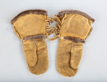 Native American Cree-Métis Embroidered Mittens