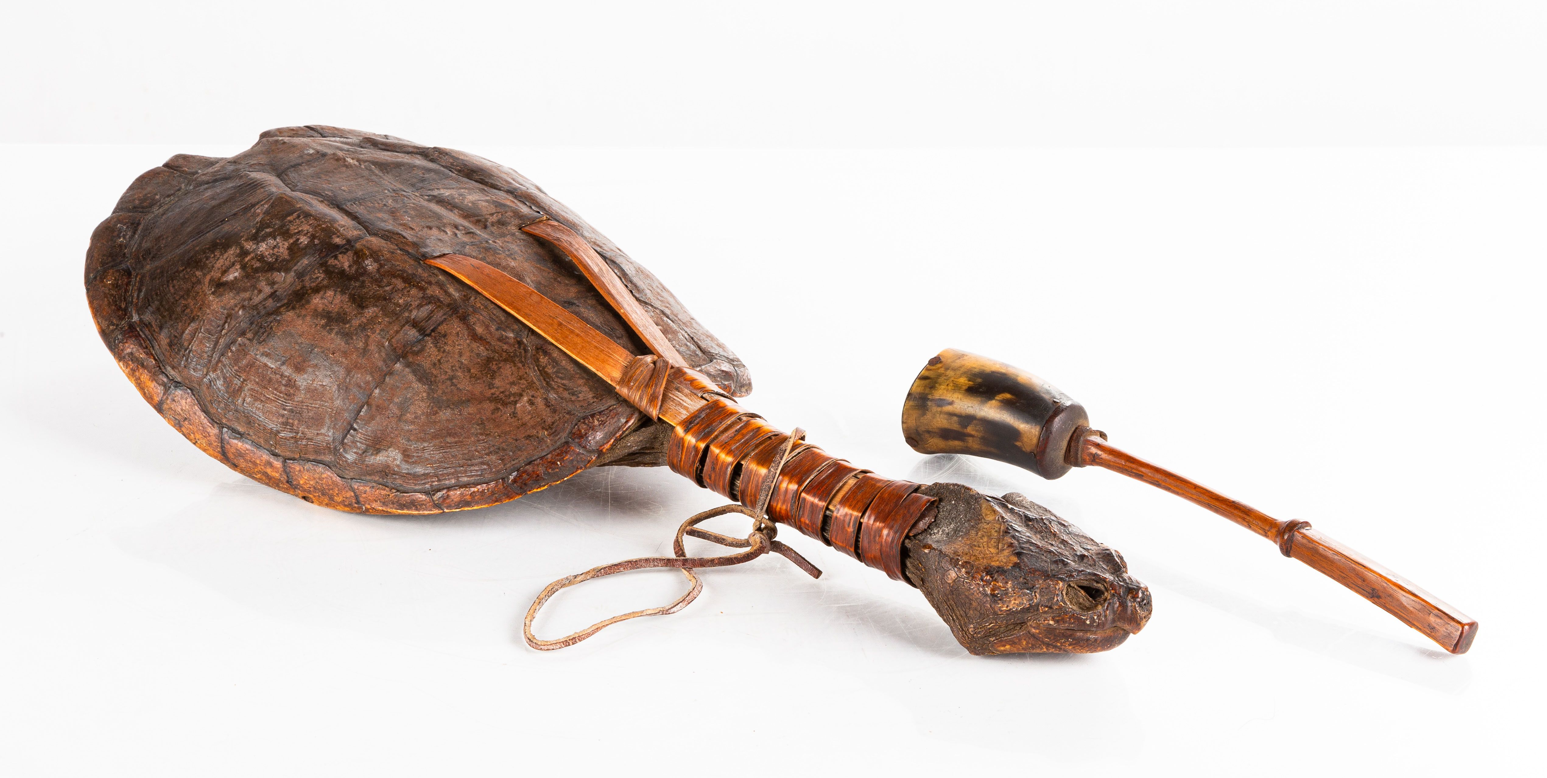 (2) Native American Iroquois Rattles | Cottone Auctions