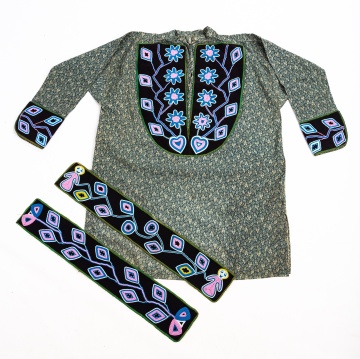 ​Prairie Culture Shirt with (2) Beaded Panels