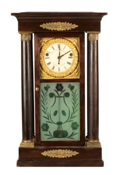 Year Clock Co., New York A.D. Crane's Patent Shelf Clock