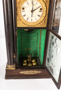 Year Clock Co., New York A.D. Crane's Patent Shelf Clock
