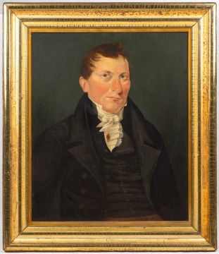 Att. to Sheldon Peck (1797-1868) Portrait of a Gentleman