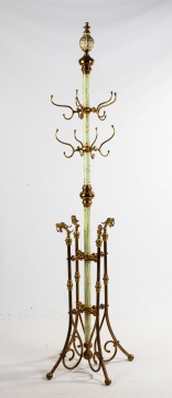 19th Century Ornate Coat Rack/Hall Tree