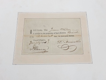 Patrick Henry (1736-1799) and Tobias Lear (1762-1816)  Autographs