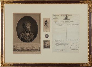 Napoleon Bonaparte Documents & Engraving