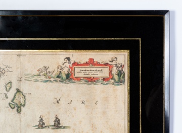 Sarnia Insula Vulgo Garnsey et Insula Cæsarea Vernacule Jarsey