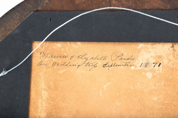 Full-plate Ambrotype Depicting a Horse-drawn Carriage and Niagara Falls