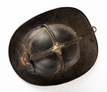 Antique Cairnes & Bro. NY Leather Fire Helmet
