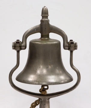 Nickel Plated Brass Firehouse Bell