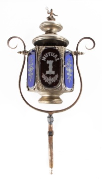 19th Century Mutual 1 Fire Pumper Lantern