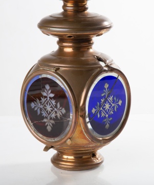 19th Century Fire Pumper Lantern