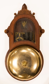 Gamewell Fire Bell with Shell Finial
