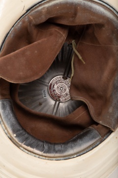 (3) Metal Fireman's Helmets