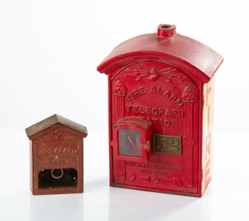 Gamewell Fire Alarm Cast Iron Auxiliary Call Boxes
