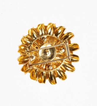 18K Gold Dress Clip