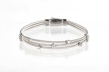 Marco Bicego 18K White Gold & Diamond Bracelet
