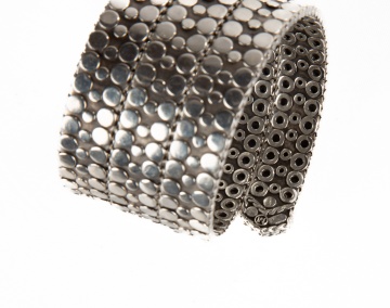 John Hardy Dot Triple Coil Sterling Silver  Bracelet