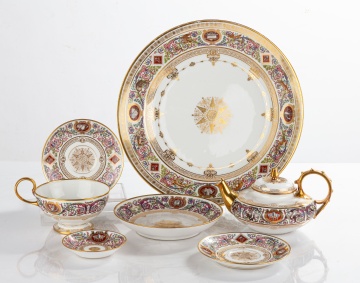 Sevres Royal Hunting Service (Le Service De Chasse De Fontainbleau) Louis Philippe, King Of France