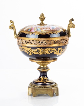 Sevres Porcelain Potpourri Urn