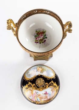 Sevres Porcelain Potpourri Urn