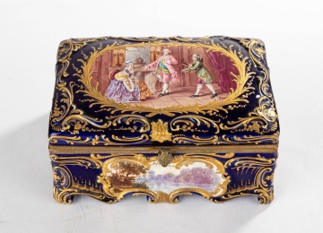 Sevres Porcelain Dresser Box