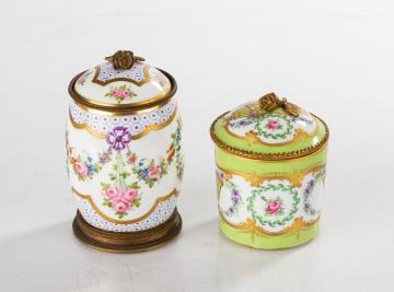 Two Sevres Covered Jars