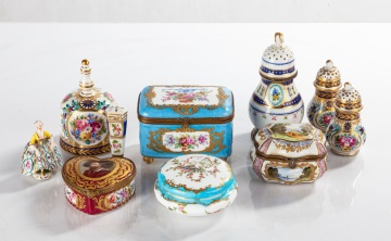 Group of Sevres Porcelain