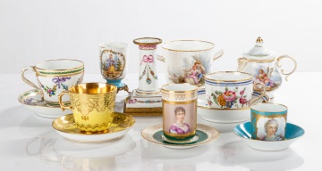 Group of Sevres Porcelain