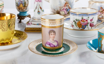Group of Sevres Porcelain