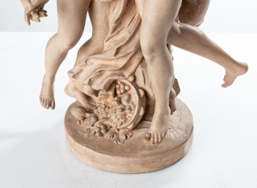 Clodion, French Sevres Terracotta Bacchanal Group