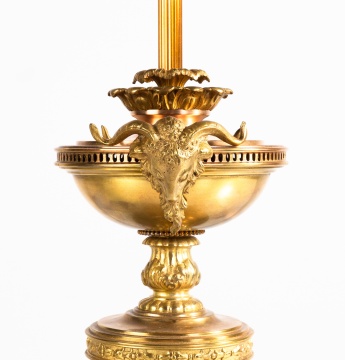 Gilt Bronze and Onyx Lamp Base
