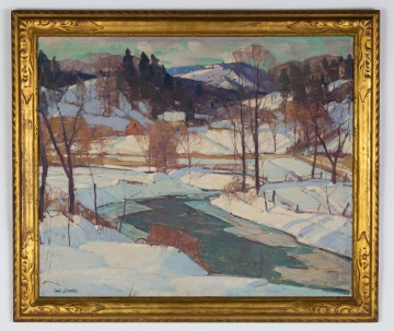 Carl W. Peters (American, 1897-1980) Winter Landscape