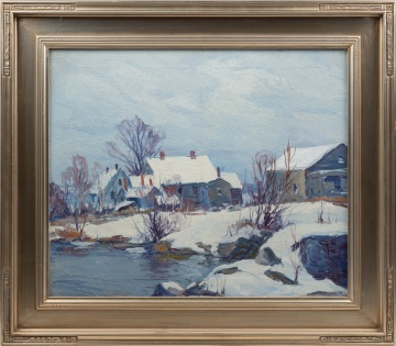 George A. Renouard (American, 1884-1954) Winter Landscape