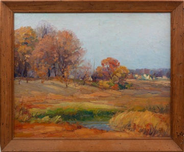 George A. Renouard (American, 1884-1954) Autumn Landscape, October, 1942