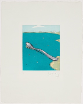 Claes Oldenburg (American, 1929-2022) "Spoon Pier, 1975"