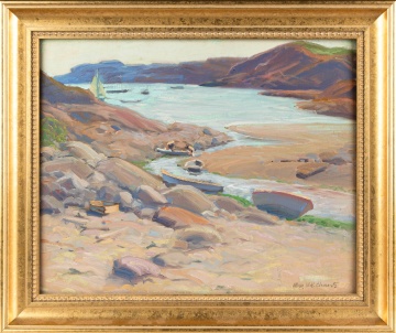 Alling MacKaye Clements (American, 1891-1957)  "Ogunquit Harbor"
