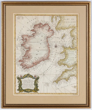 Correct Chart of Saint Georges Channel in the  Irish Sea