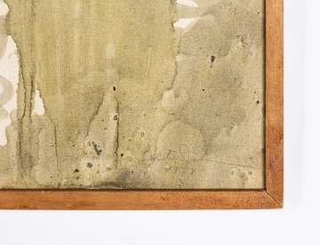 Lester Johnson (American, 1919-2010) Watercolor