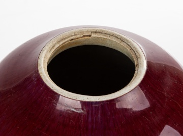 Chinese Oxblood Flambe Vase