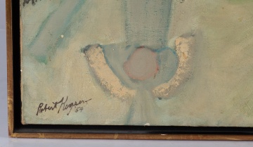 Robert Keyser (American, 1924-1999) "At Night Near The Water"