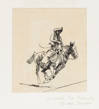 Edward Borein (American, 1872 - 1945) Drawing