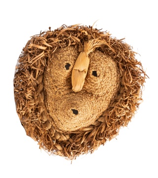 Native American Iroquis Corn Husk Mask